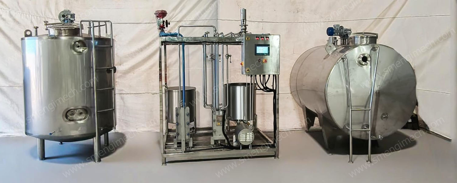 500 LPH Milk Pasteurizer Plant